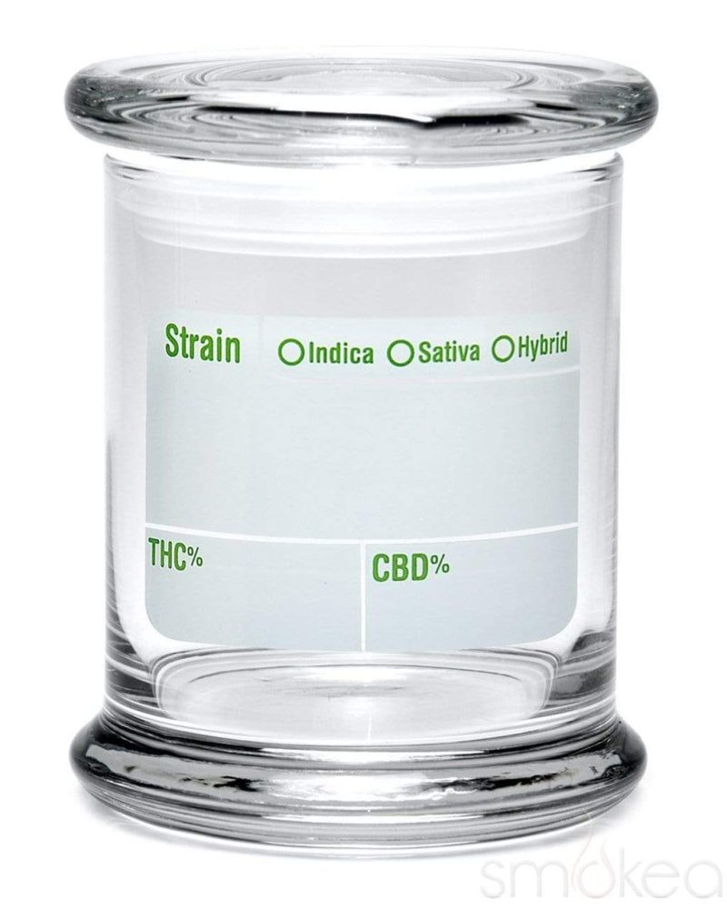 420 Science Glass Pop Top Storage Jar Large / Modern Write & Erase