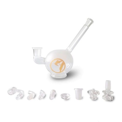 7 pipe twisty glass mini bong 28208345743462