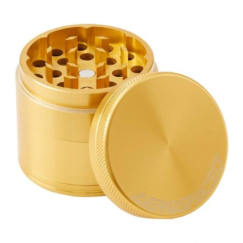 Aerospaced by Higher Standards 4-Piece Grinder Gold