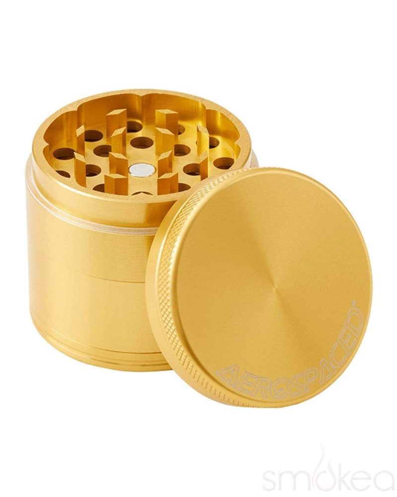 Aerospaced by Higher Standards 4-Piece Grinder Gold