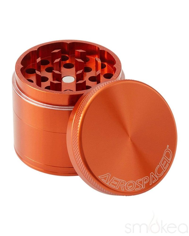 Aerospaced by Higher Standards 4-Piece Grinder Orange