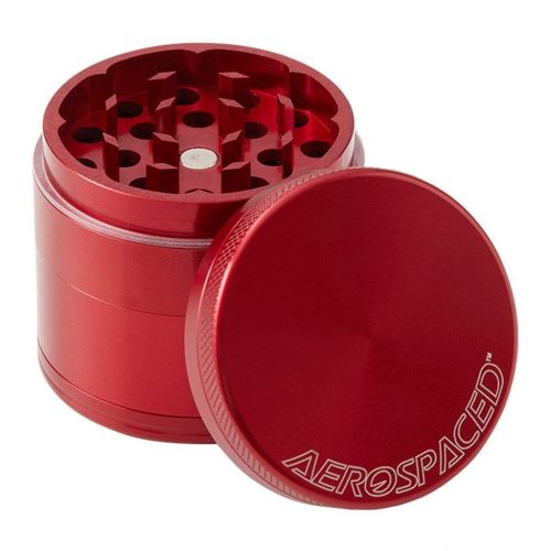 Aerospaced by Higher Standards 4-Piece Grinder Red