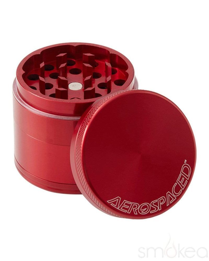 Aerospaced by Higher Standards 4-Piece Grinder Red