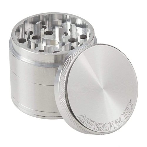 Aerospaced by Higher Standards 4-Piece Grinder Silver