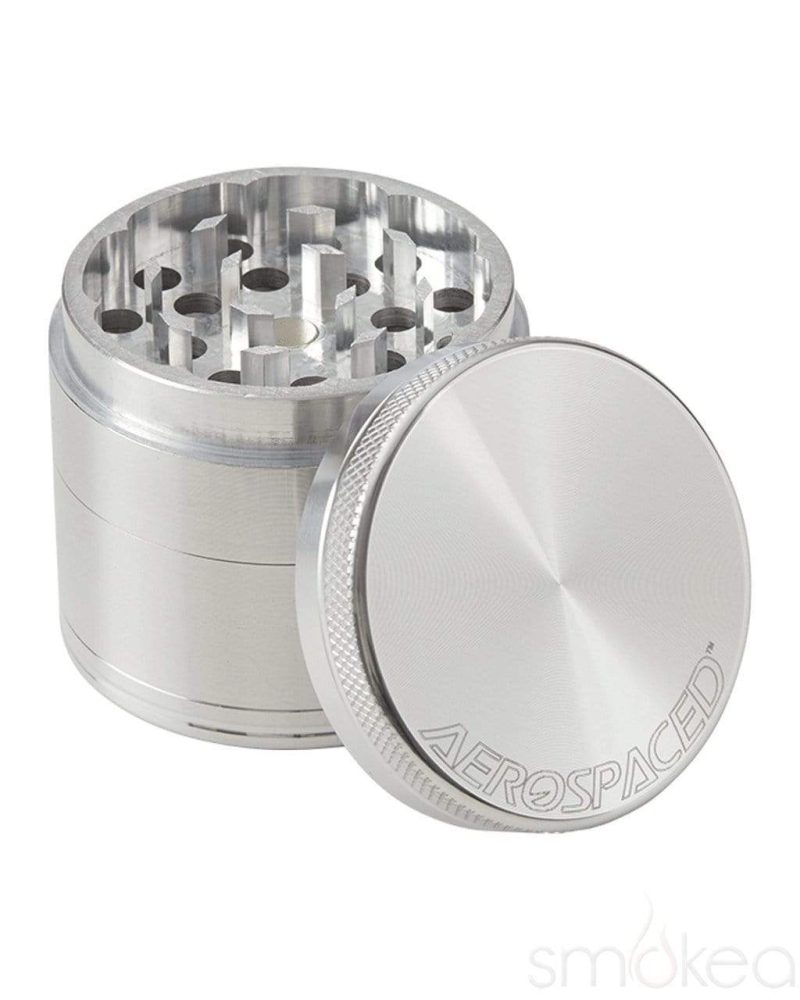 Aerospaced by Higher Standards 4-Piece Grinder Silver