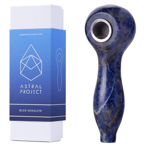 Astral Project Gemstone Spoon Pipe