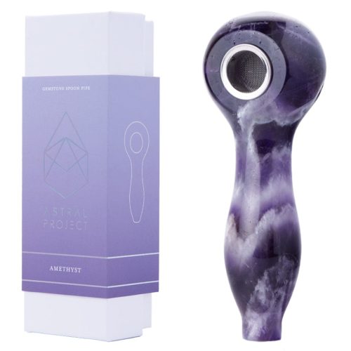 Astral Project Gemstone Spoon Pipe