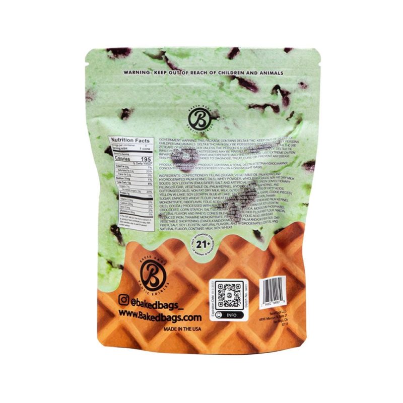 baked bags coned delta 8 infused treat 600mg 30965442216038