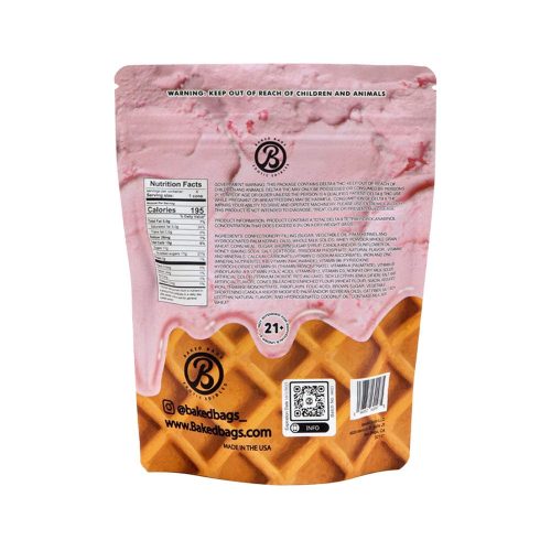 baked bags coned delta 8 infused treat 600mg 30965442347110