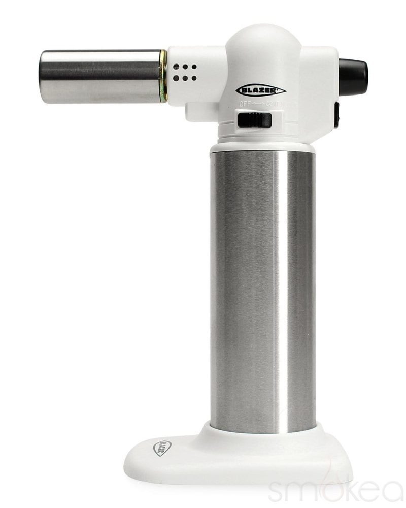 Blazer Big Buddy Butane Torch Lighter White