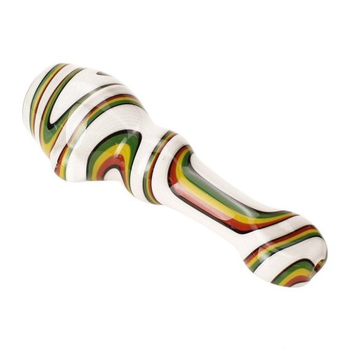 Blazing Blue Glass Line Honeycomb Screen Chillum - SMOKEA®