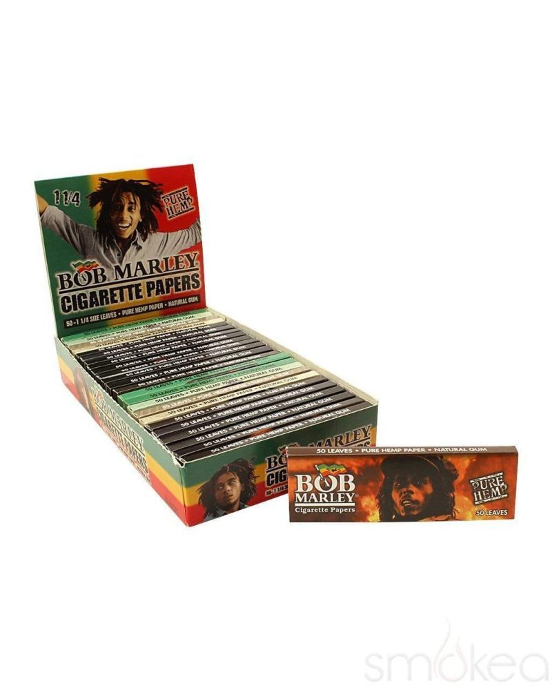 bob marley 1 1 4 pure hemp rolling papers 13598327079014