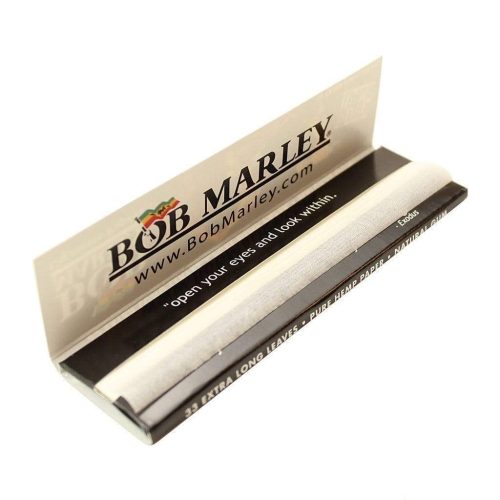 bob marley king size pure hemp rolling papers 28316444754022