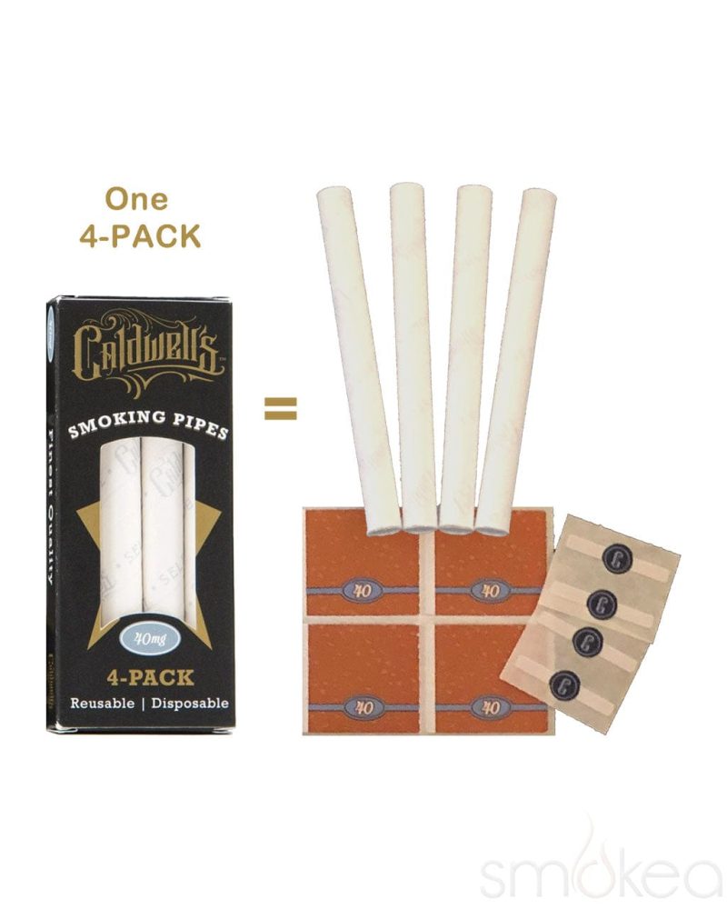 caldwell s disposable one hitter pipe 4 pack 29789118201958