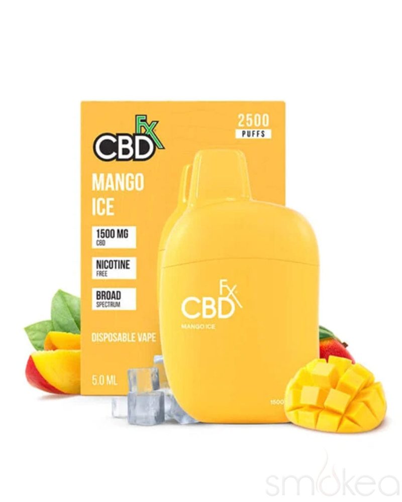 cbdfx 1500mg cbd disposable vape pen mango ice 30697158410342