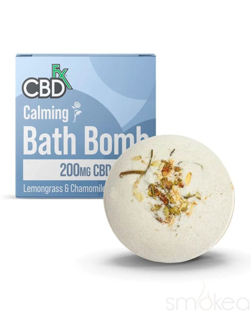 cbdfx calming cbd bath bomb lemongrass chamomile 29681602592870