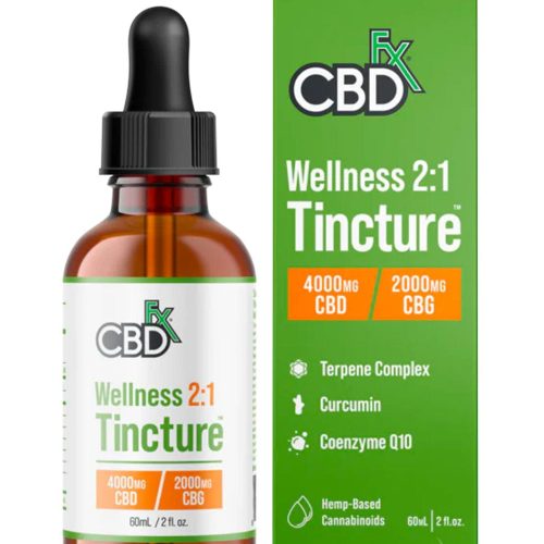 CBDfx CBD + CBG Wellness Oil Tincture