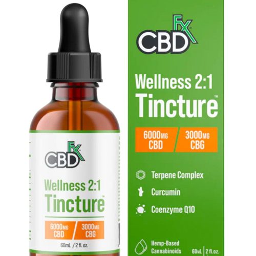 CBDfx CBD + CBG Wellness Oil Tincture