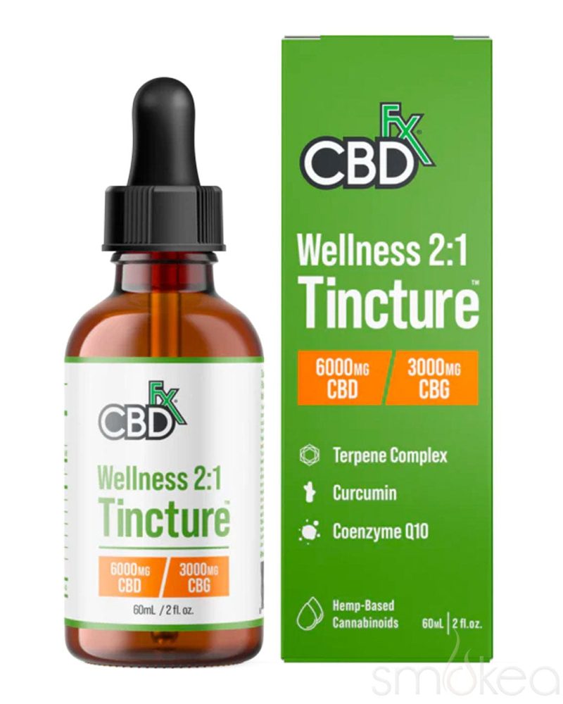 CBDfx CBD + CBG Wellness Oil Tincture