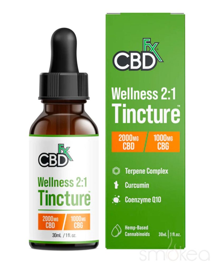 CBDfx CBD + CBG Wellness Oil Tincture