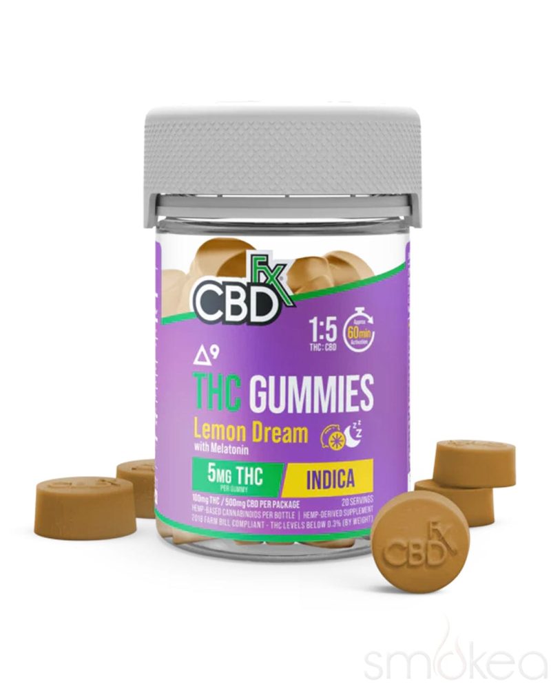 CBDfx Delta 9 THC + CBD Gummies - Lemon Dream 20 Pack