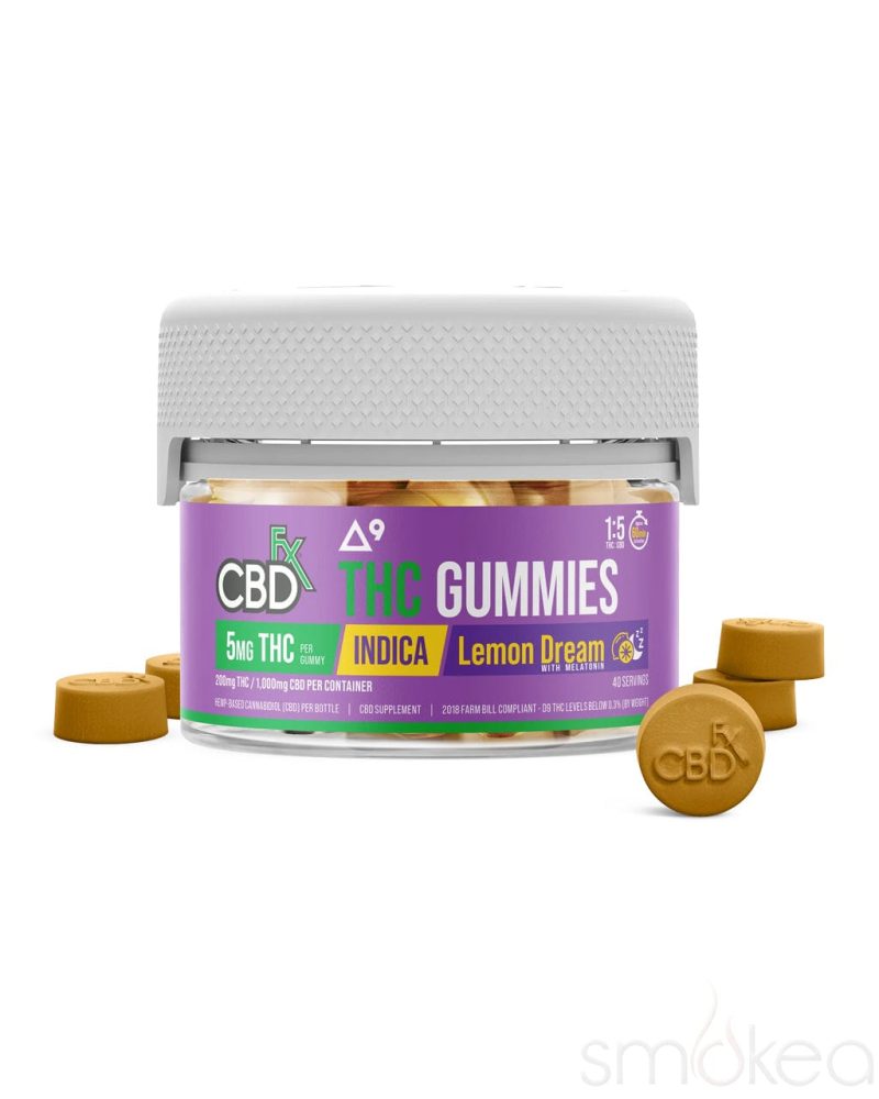 CBDfx Delta 9 THC + CBD Gummies - Lemon Dream 40 Pack