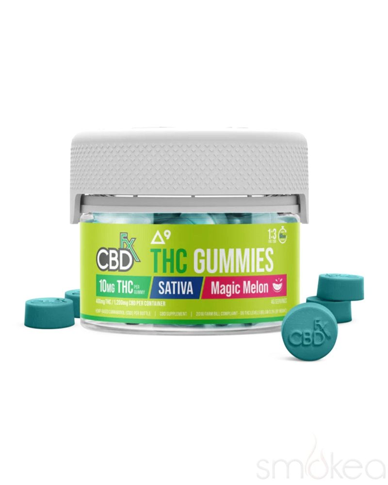 CBDfx Delta 9 THC + CBD Gummies - Magic Melon