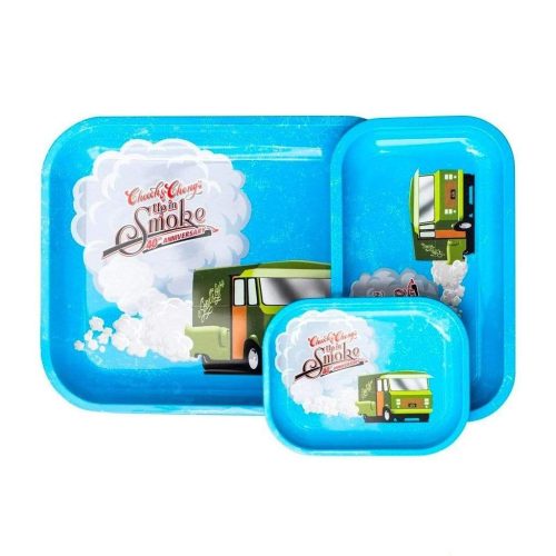 cheech chong s up in smoke blue rolling tray 28328635334758