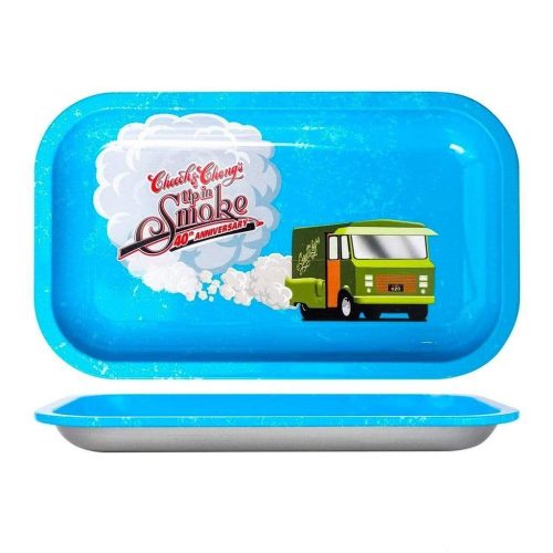 Cheech & Chong's Up in Smoke Blue Rolling Tray Medium