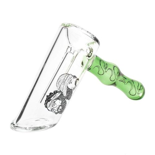 Cheech & Chong's Up in Smoke Bubbler Milky Jade