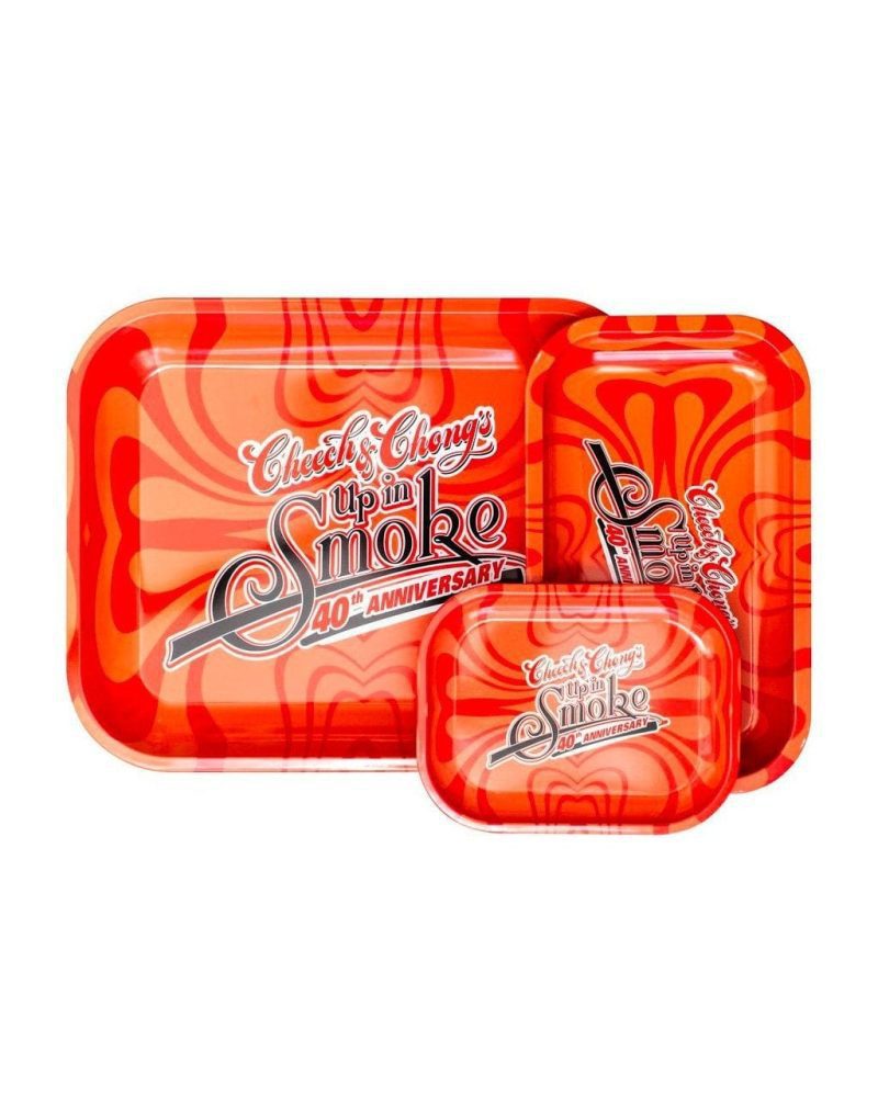 cheech chong s up in smoke red rolling tray 11966905974886