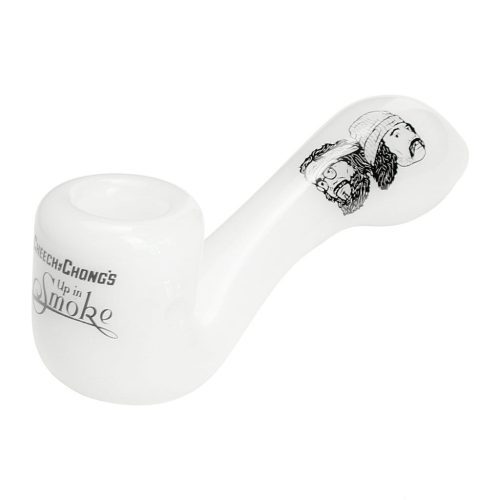 Cheech & Chong's Up in Smoke Sherlock Pipe White