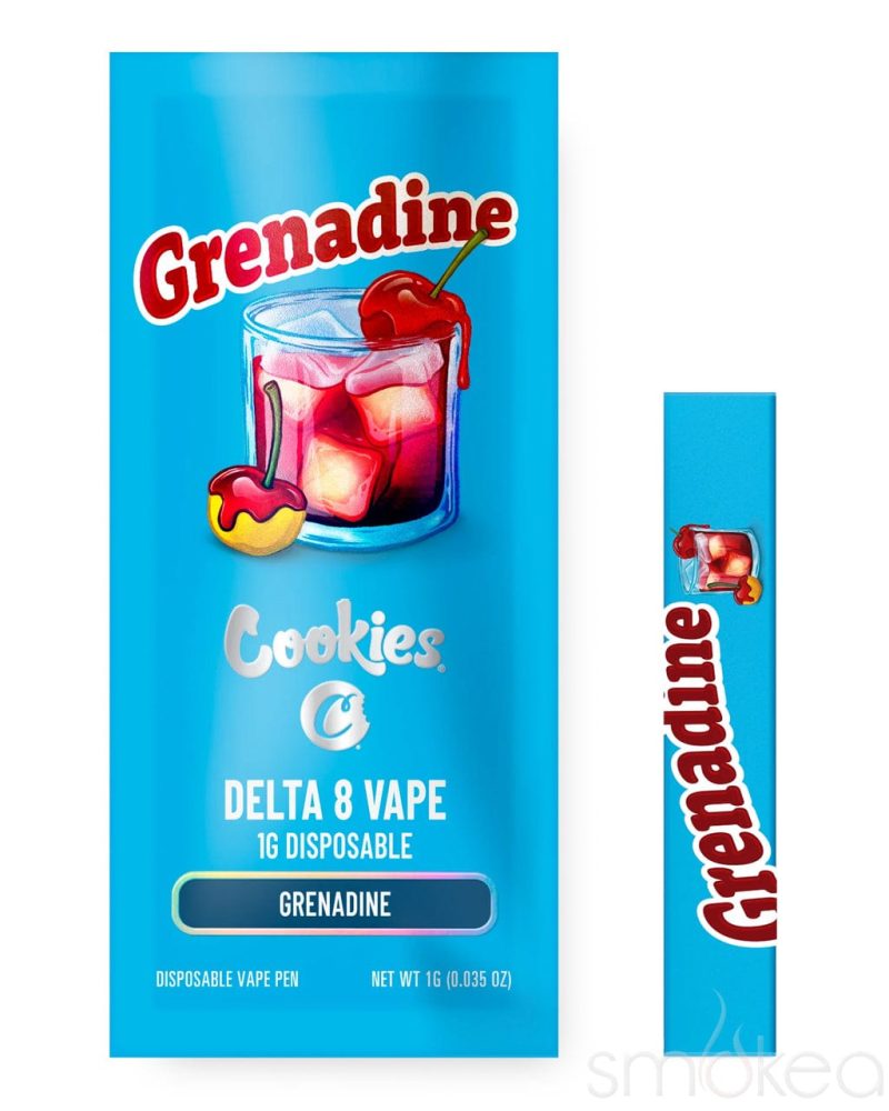 cookies 1g delta 8 disposable vape grenadine 29604460658790