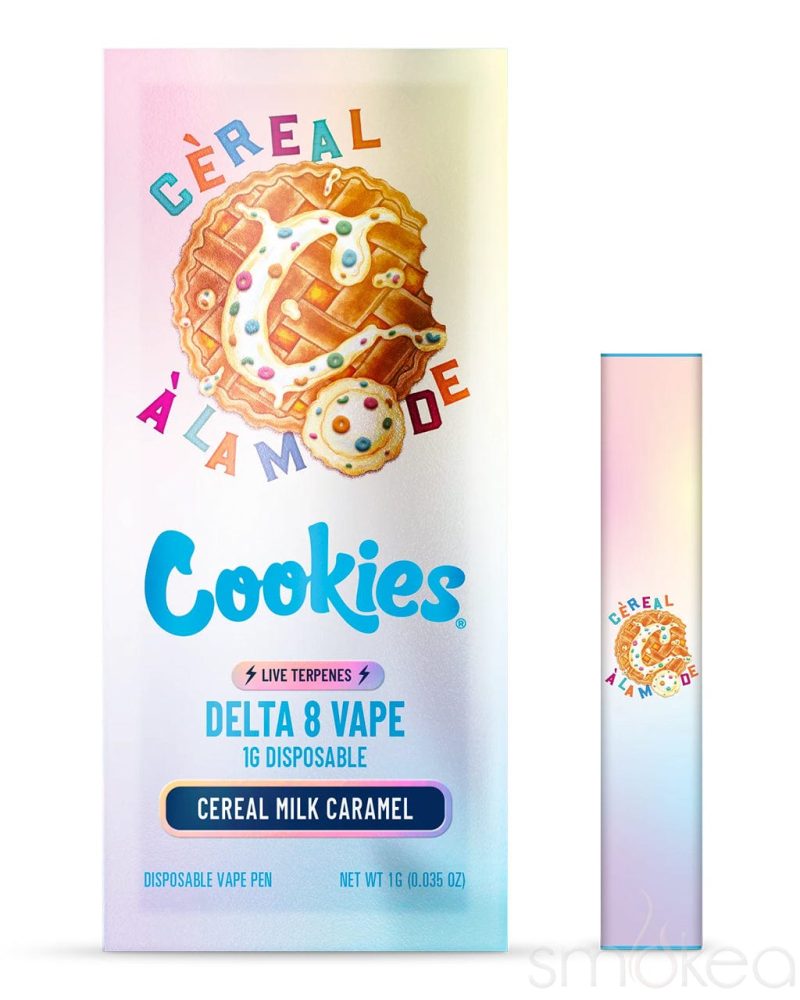 cookies 1g delta 8 disposable vape w live terpenes cereal a la mode 30083453026406