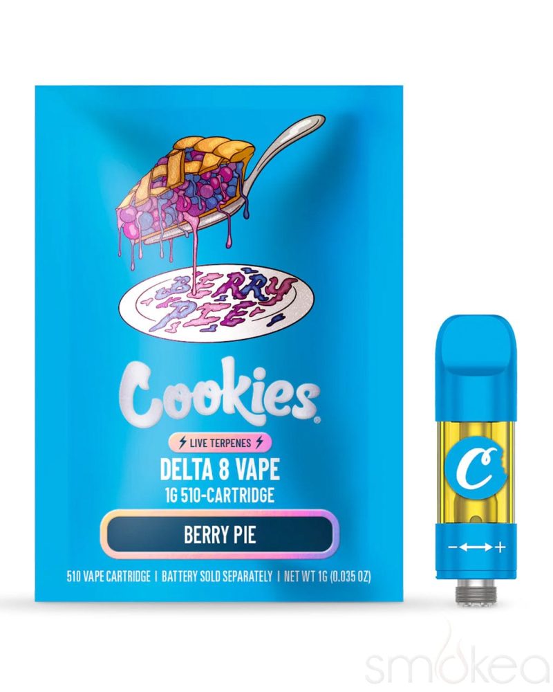 cookies 1g delta 8 vape cartridge w live terpenes berry pie 30019109945446