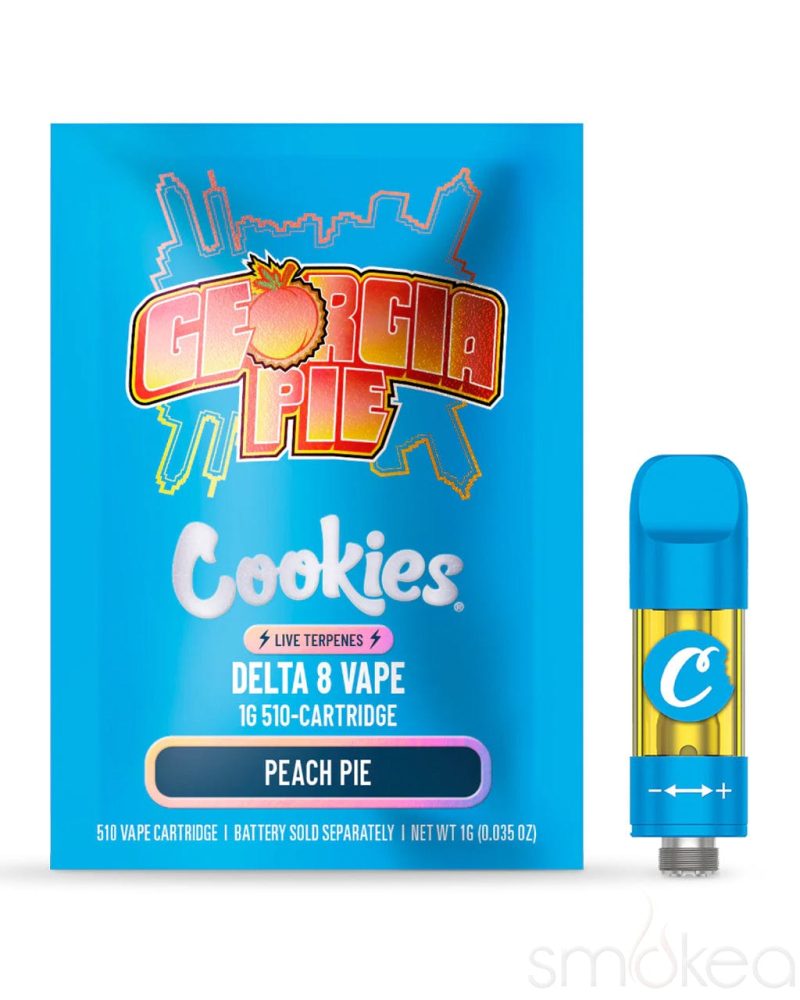 cookies 1g delta 8 vape cartridge w live terpenes georgia pie 30019199402086