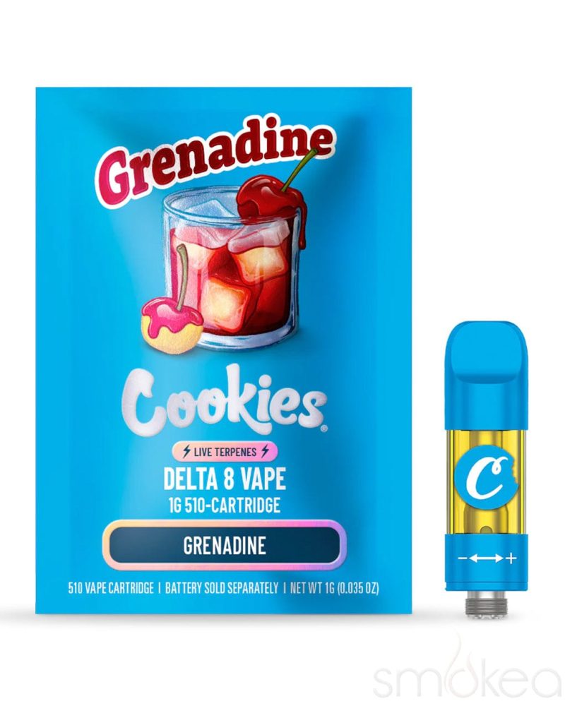 cookies 1g delta 8 vape cartridge w live terpenes grenadine 30019207430246