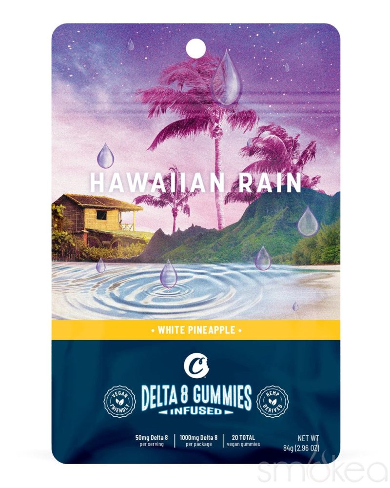 cookies 50mg delta 8 gummies 20 pack hawaiian rain 29602300657766