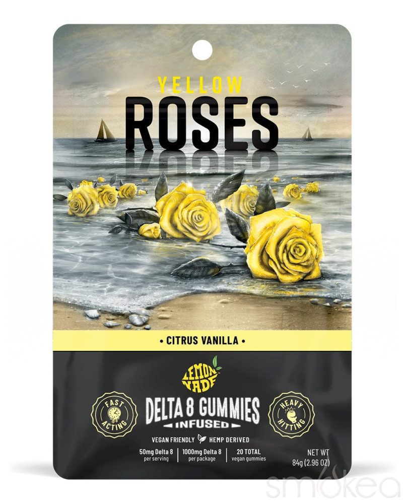 cookies 50mg delta 8 gummies yellow roses 20 pack 30083599007846