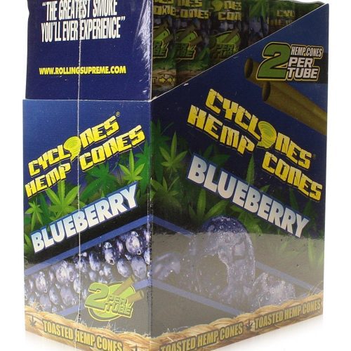 cyclones natural hemp pre rolled cone blunt wraps 2 pack 2105993560094