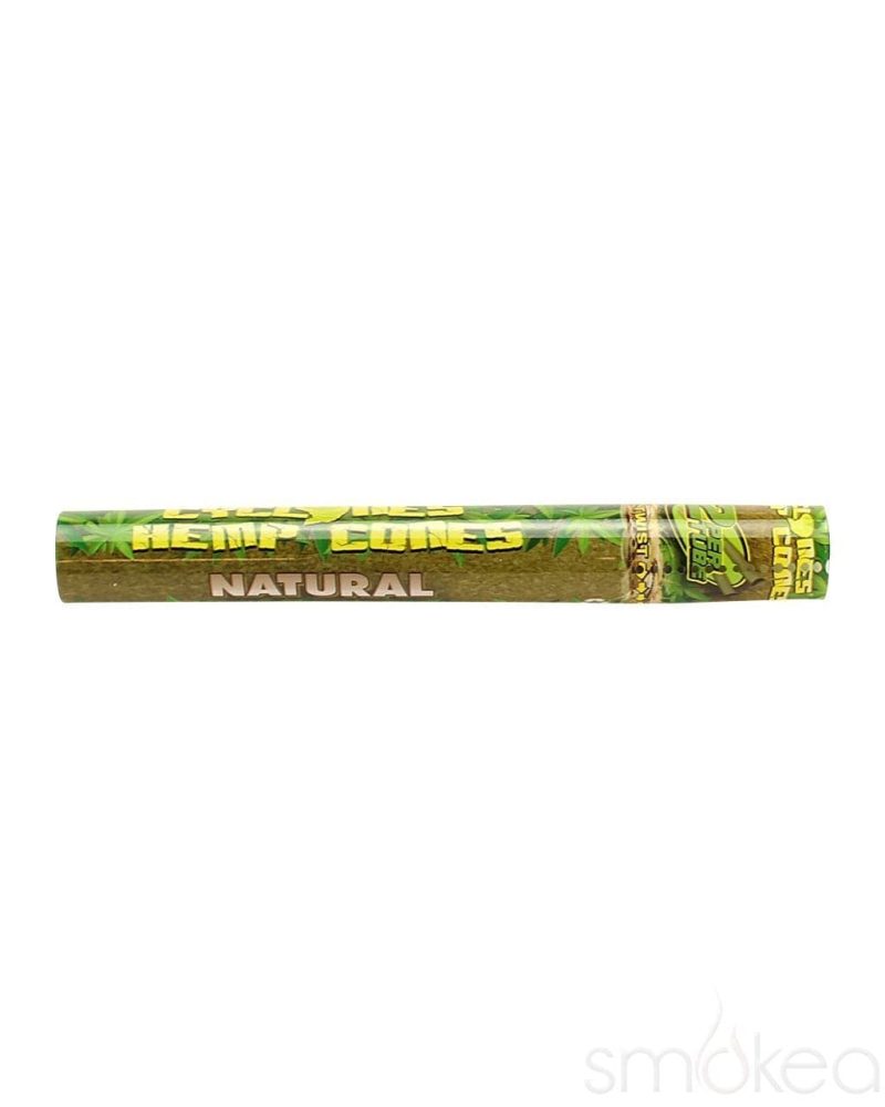 Cyclones Natural Hemp Pre-Rolled Cone Blunt Wraps (2-Pack) - SMOKEA®