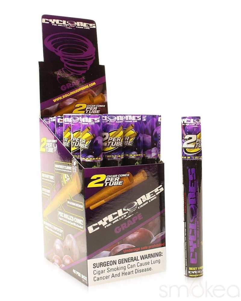 cyclones pre rolled cone blunt wrap 2 pack 28318339825766