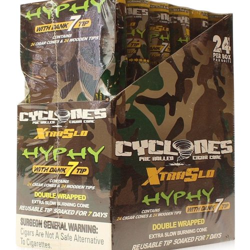 cyclones pre rolled cone blunt wrap w dank 7 tip 1869238632478