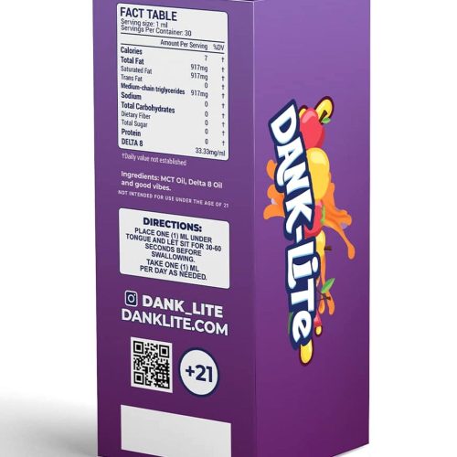 dank lite 1000mg delta 8 tincture 29234334204006