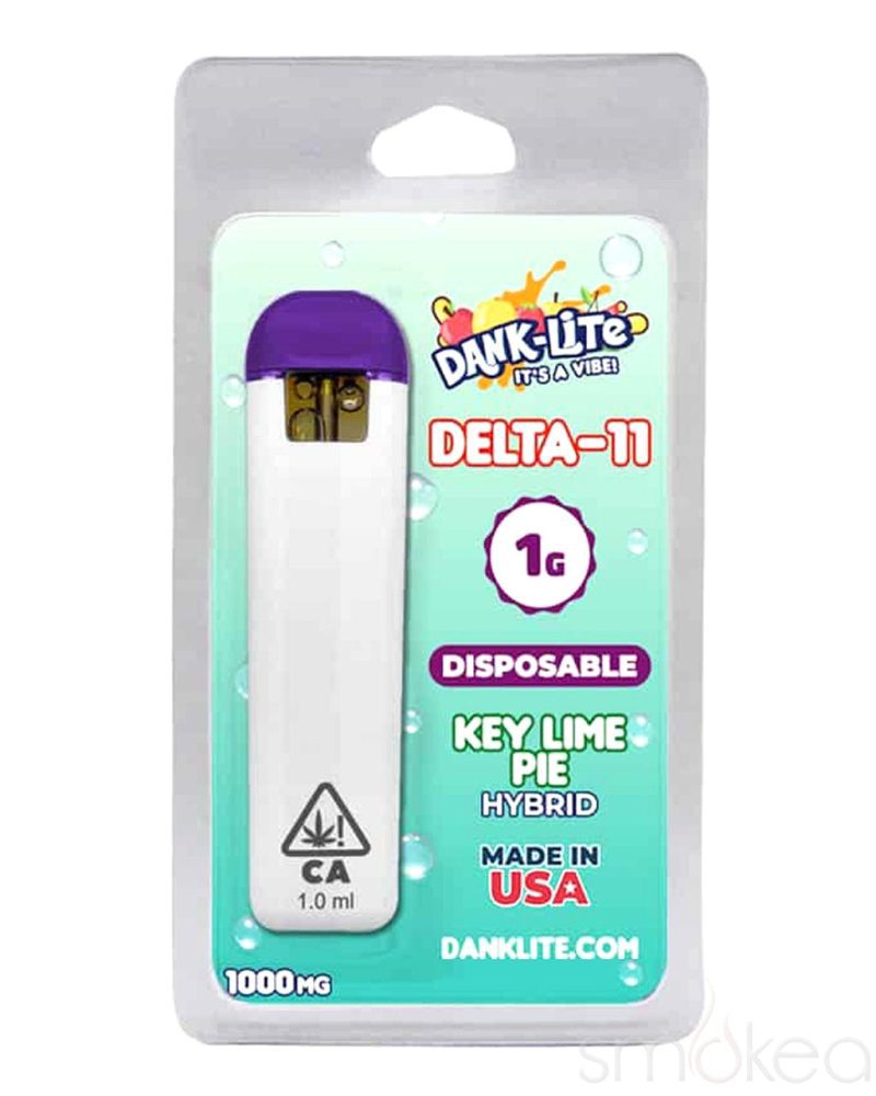 dank lite 1g delta 11 disposable vape key lime pie 29400914624614