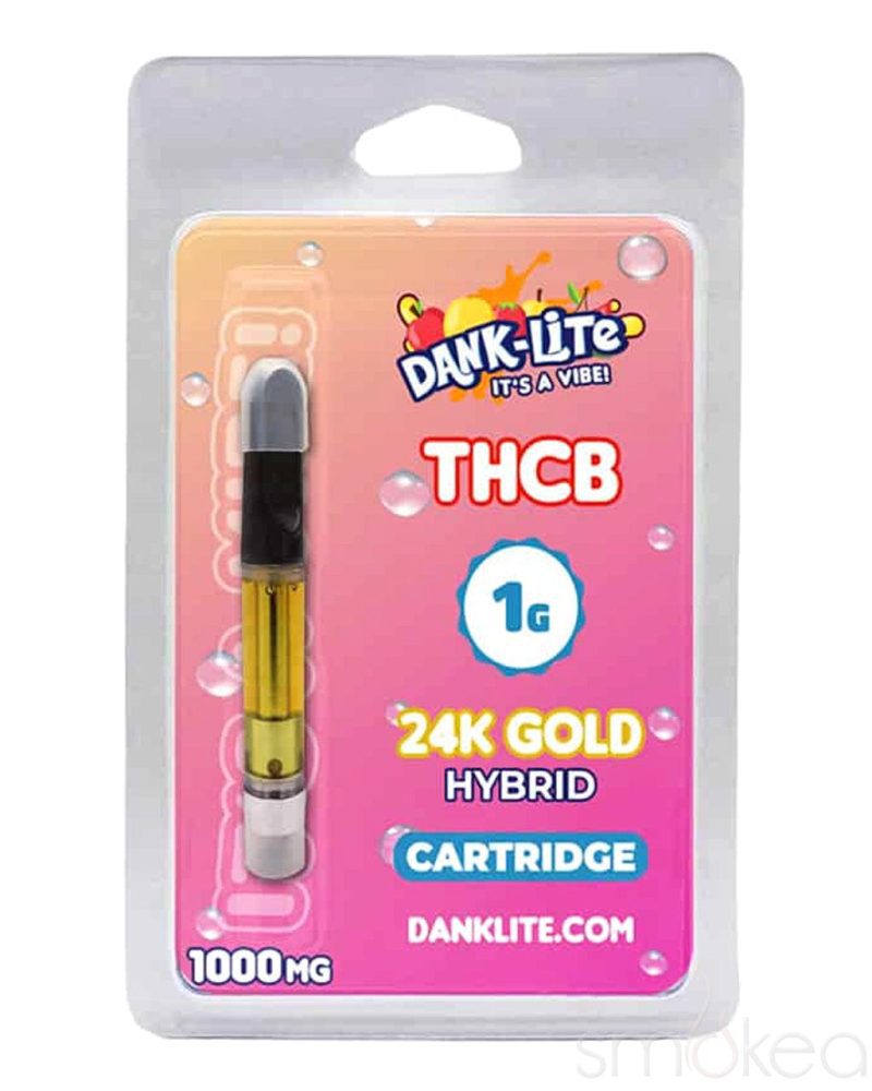 dank lite 1g thcb vape cartridge 24k gold 29237894709350