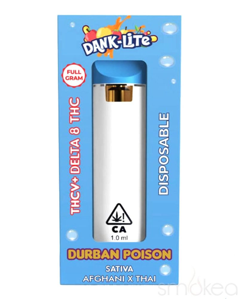 dank lite 1g thcv disposable vape durban poison 29234514657382