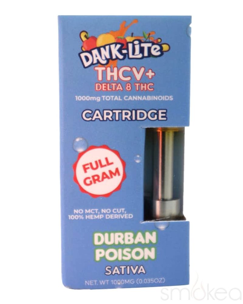 dank lite 1g thcv vape cartridge durban poison 29237299839078