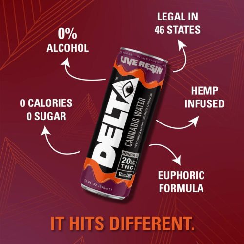 delta beverages delta 9 live resin cannabis water blood orange 30244416979046