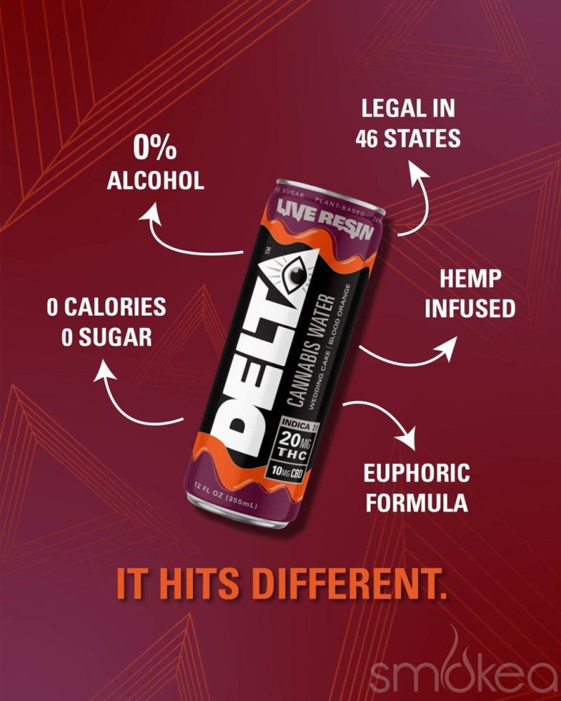 delta beverages delta 9 live resin cannabis water blood orange 30244416979046